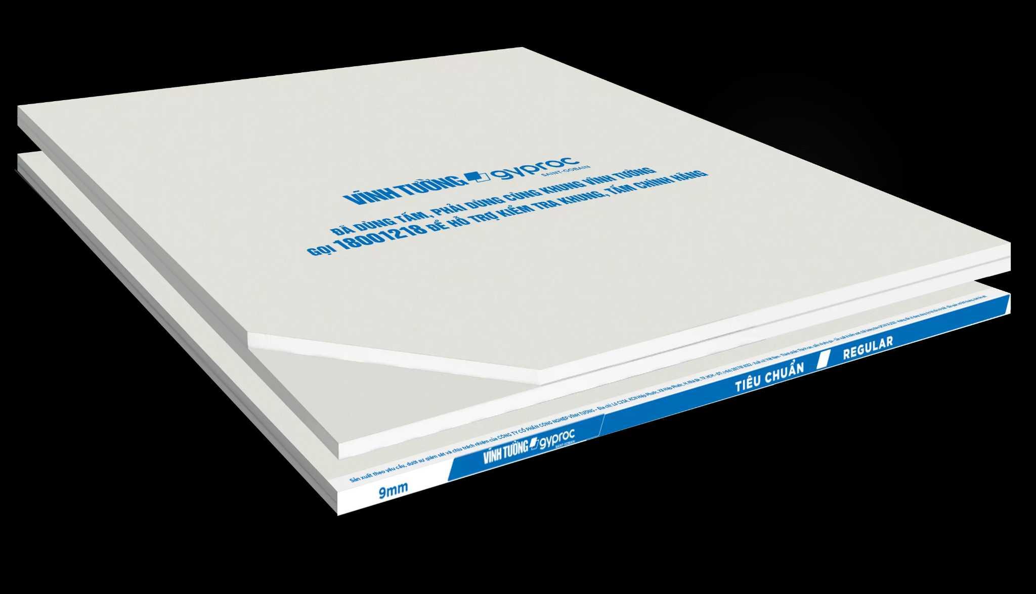 Tấm thạch cao Vĩnh Tường 600x600 có bề mặt hoàn thiện, dễ lắp đặt