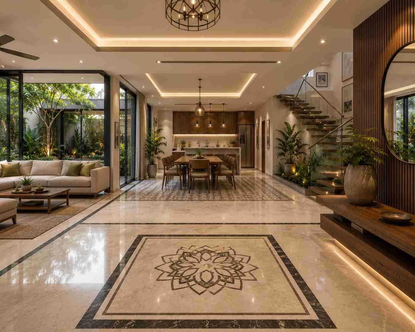 Chiều rộng tầng trệt cần được tính toán phù hợp để tối ưu công năng sử dụng và đảm bảo tuân thủ quy hoạch xây dựng