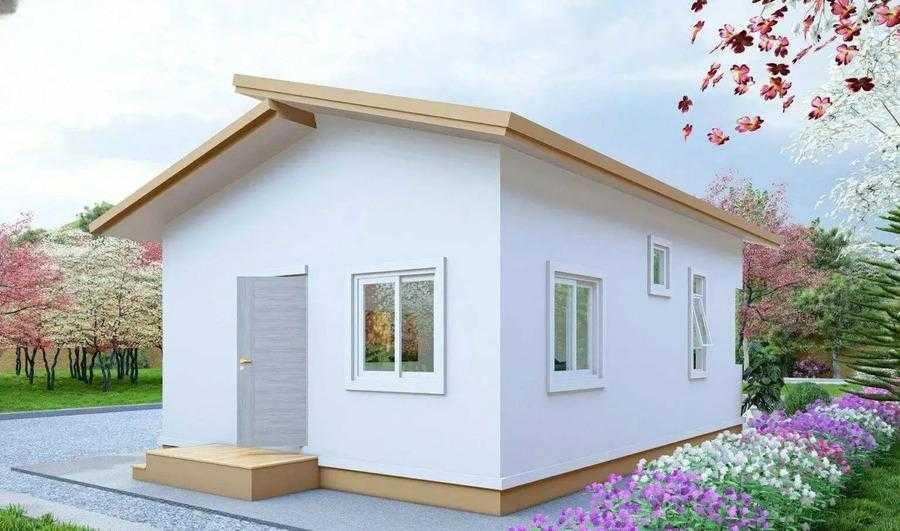 Mẫu nhà cấp 4 tiền chế nhỏ, thi công nhanh, giúp tối ưu chi phí xây dựng (Nguồn: Internet)