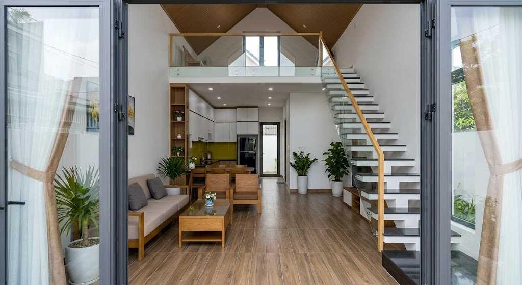 Độ dốc lý tưởng giúp mái Thái thoát nước nhanh, không lo ứ đọng thấm dột