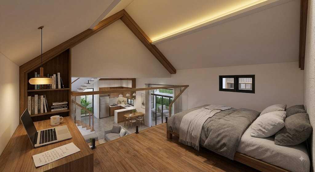 Kiến trúc gác lửng kết hợp mái Thái tạo nên không gian sống thanh lịch, cao ráo