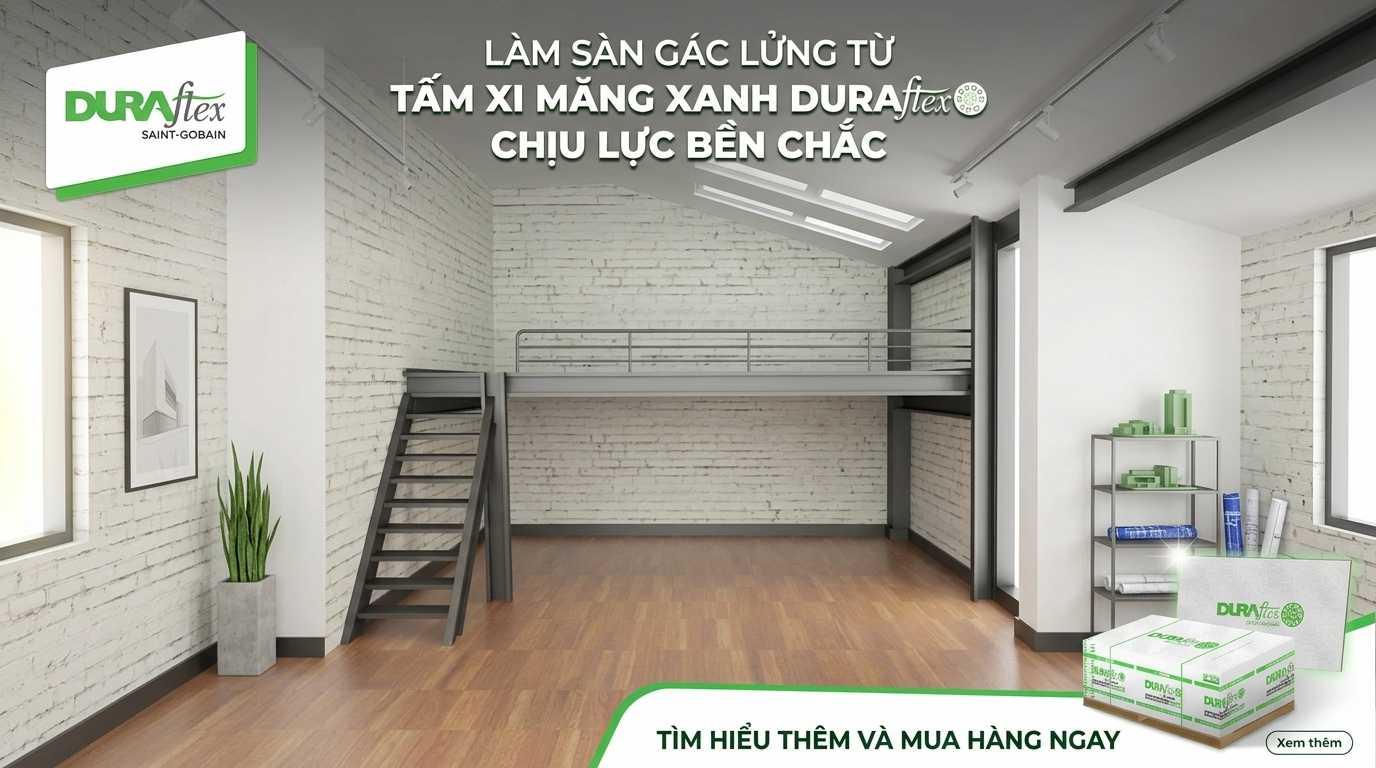 Tấm xi măng xanh Duraflex 