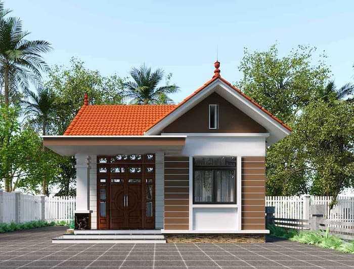 Dành khoảng sân trước hoặc sân sau để tăng khả năng lấy sáng, thông gió và tạo không gian để xe (Nguồn: Internet)