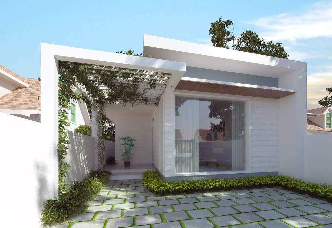 Mẫu nhà gác lửng 5x15m có gara ô tô phía trước giúp tận dụng chiều sâu công trình (Nguồn: Internet)