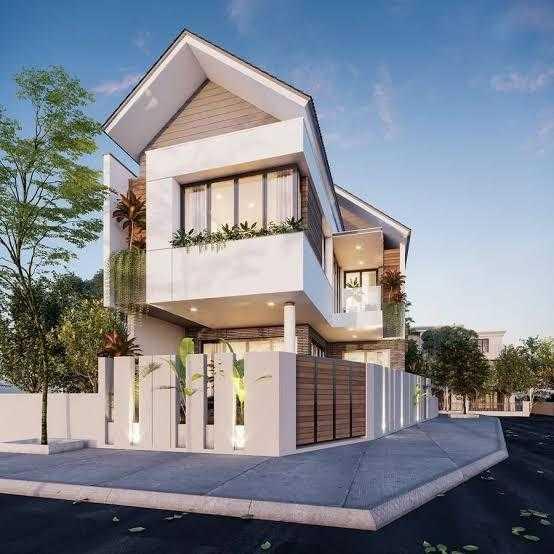 Mẫu nhà ống 2 tầng 6x13m mái Thái