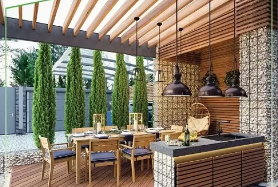 Tấm vân gỗ DURAWood được sử dụng như lam gỗ ngoài trời | DURAflex
