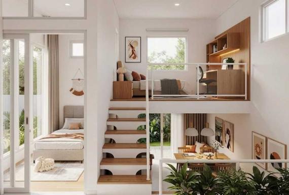 Giải pháp thiết kế hợp lý và lựa chọn vật liệu phù hợp sẽ giúp tối ưu không gian, tăng sự thông thoáng (Nguồn: Internet)