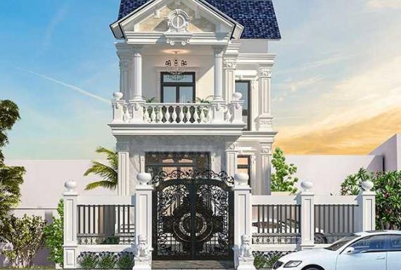 Mẫu nhà ống 2 tầng 5x19m tân cổ điển