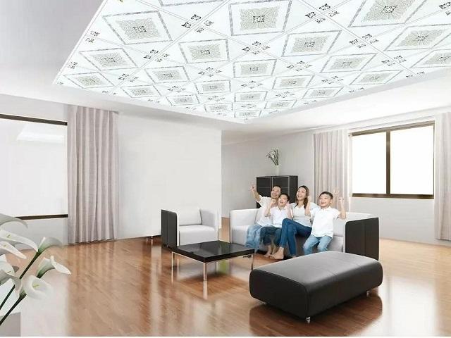 Tấm sàn cemboard DURAflex làm nền cho tấm trần thả trang trí Vĩnh Tường Deco Plus cách nhiệt