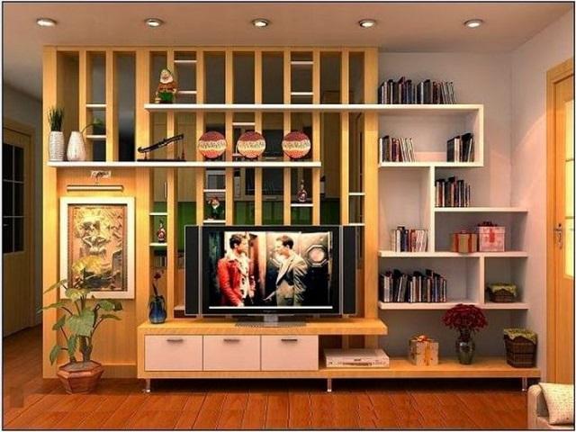 Vách ngăn bếp và phòng khách bằng gỗ tự nhiên | DURAflex