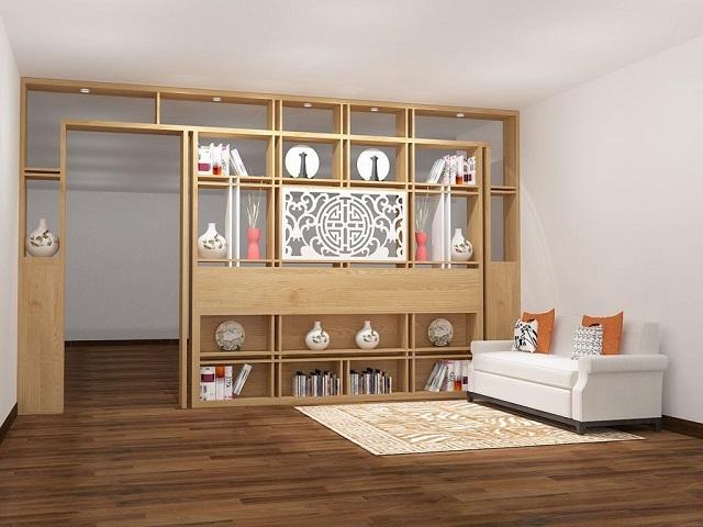 Vách trang trí phòng khách bằng gỗ công nghiệp | DURAflex