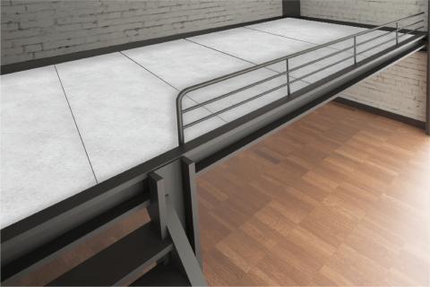 Sàn gác lửng đẹp thi công từ tấm lót sàn nhà DURAflex | DURAflex