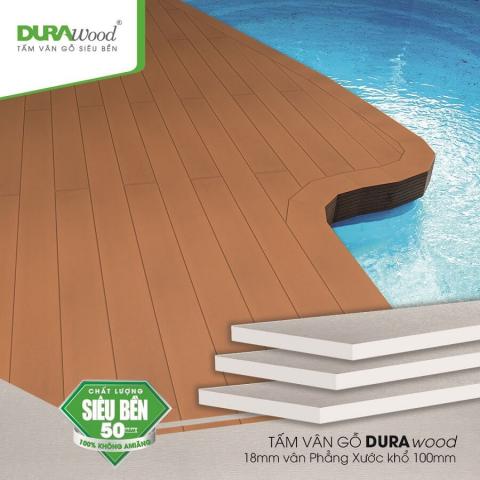 Tấm vân gỗ DURAwood Vân phẳng xước mang sắc gỗ đến cho không gian nhà bạn