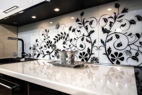 Tấm kính ốp tường trang trí trong nhà có họa tiết sống động | DURAflex