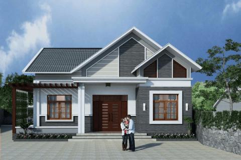 Mẫu nhà cấp 4 gác lửng 200 triệu mái thái | DURAflex