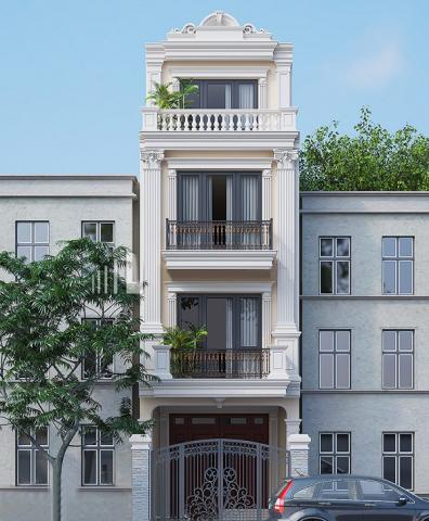 Thiết kế nhà ống kiến trúc tân cỗ điển