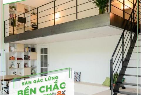 Mẫu nhà cấp 4 gác lửng đẹp 1 phòng ngủ | DURAflex