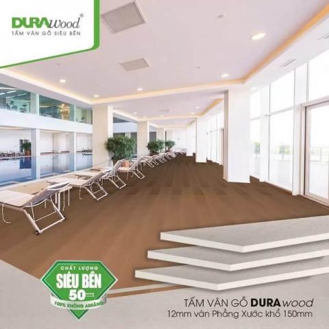 trang trí tấm lót sàn vân gỗ durawood bền đẹp | DURAflex