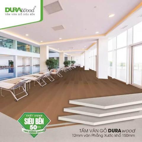 Tấm lót sàn nhà thi công từ tấm vân phẳng xước DURAWood | DURAflex