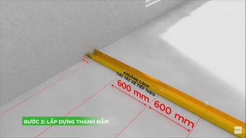 Hướng dẫn thi công tấm Cemboard DURAflex bằng cách lắp dựng thanh nằm