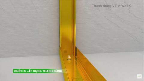 Hướng dẫn thi công tấm Cemboard DURAflex bằng cách lắp dựng thanh đứng