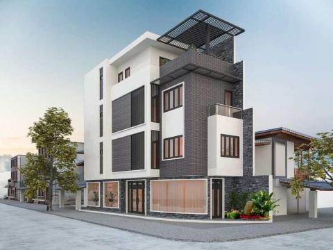 Mẫu thiết kế nhà ống 2 mặt tiền xu hướng 2022