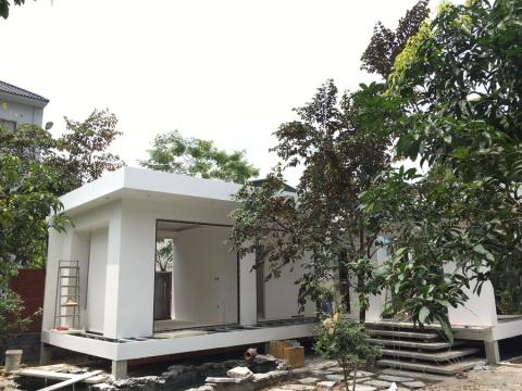 គំរូផ្ទះ prefab សាមញ្ញដ៏ស្រស់ស្អាត