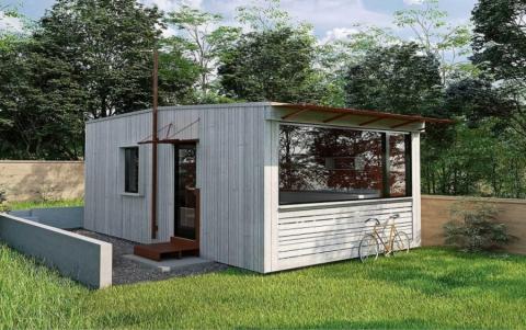 គំរូនៃផ្ទះ prefab ក្រោម 100 លានដុង
