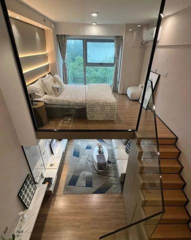 Mẫu nhà gác lửng nhỏ gọn, đơn giản, tiết kiệm không gian