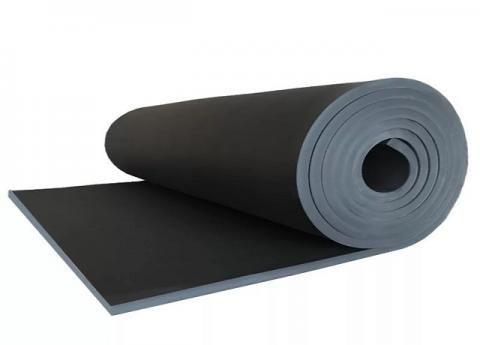 Vật liệu cao su non dạng cuộn màu đen chuyên dụng giúp giảm chấn và ngăn chặn sự truyền dẫn rung động qua kết cấu vách (Nguồn: Internet)