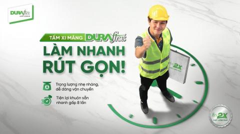 Tấm xi măng Duraflex làm nhanh rút gọn
